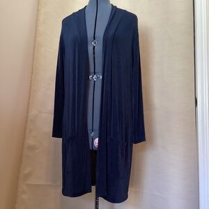 Chico’s Travelers Navy Cardigan Jacket